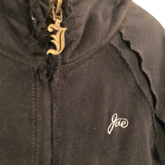 Joie Hoodie with Zipper in Black - Picture 4 of 9
